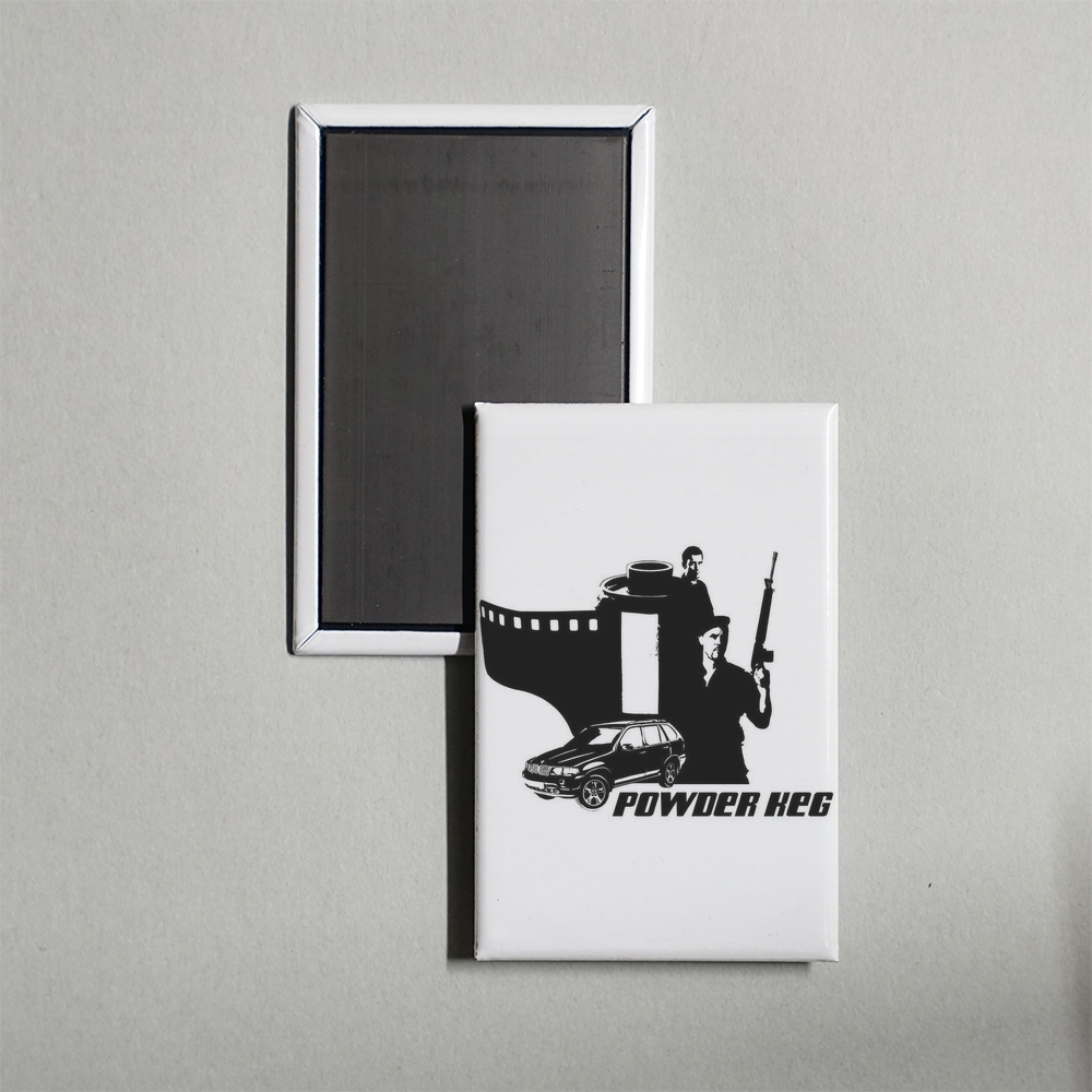 Powder Keg Mini Movie Fridge Magnet