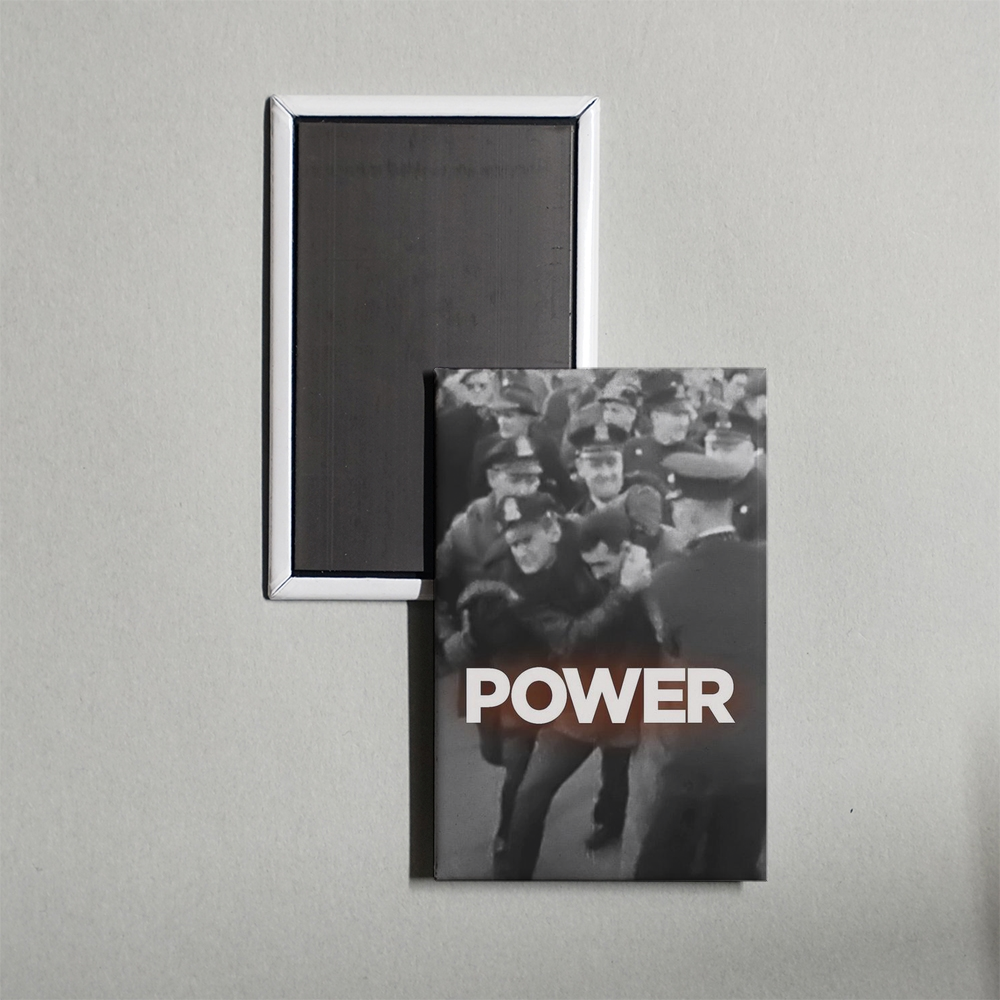 Power Mini Movie Fridge Magnet