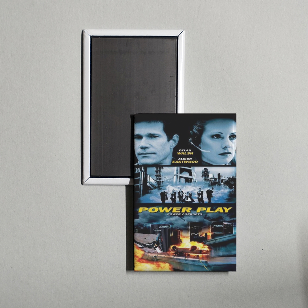 Power Play Mini Movie Fridge Magnet