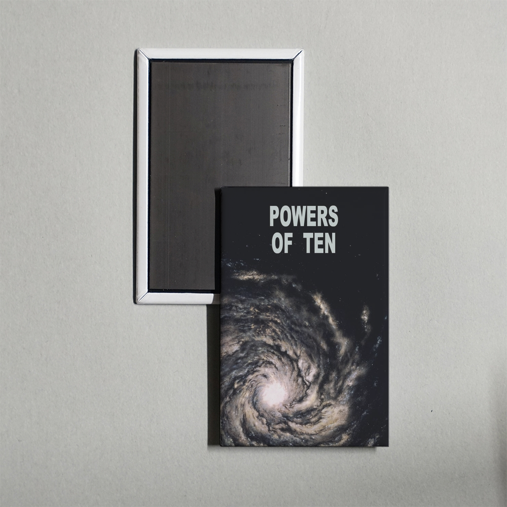Powers of Ten Mini Movie Fridge Magnet