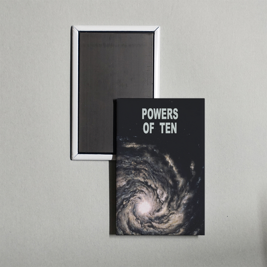 Powers of Ten Mini Movie Fridge Magnet