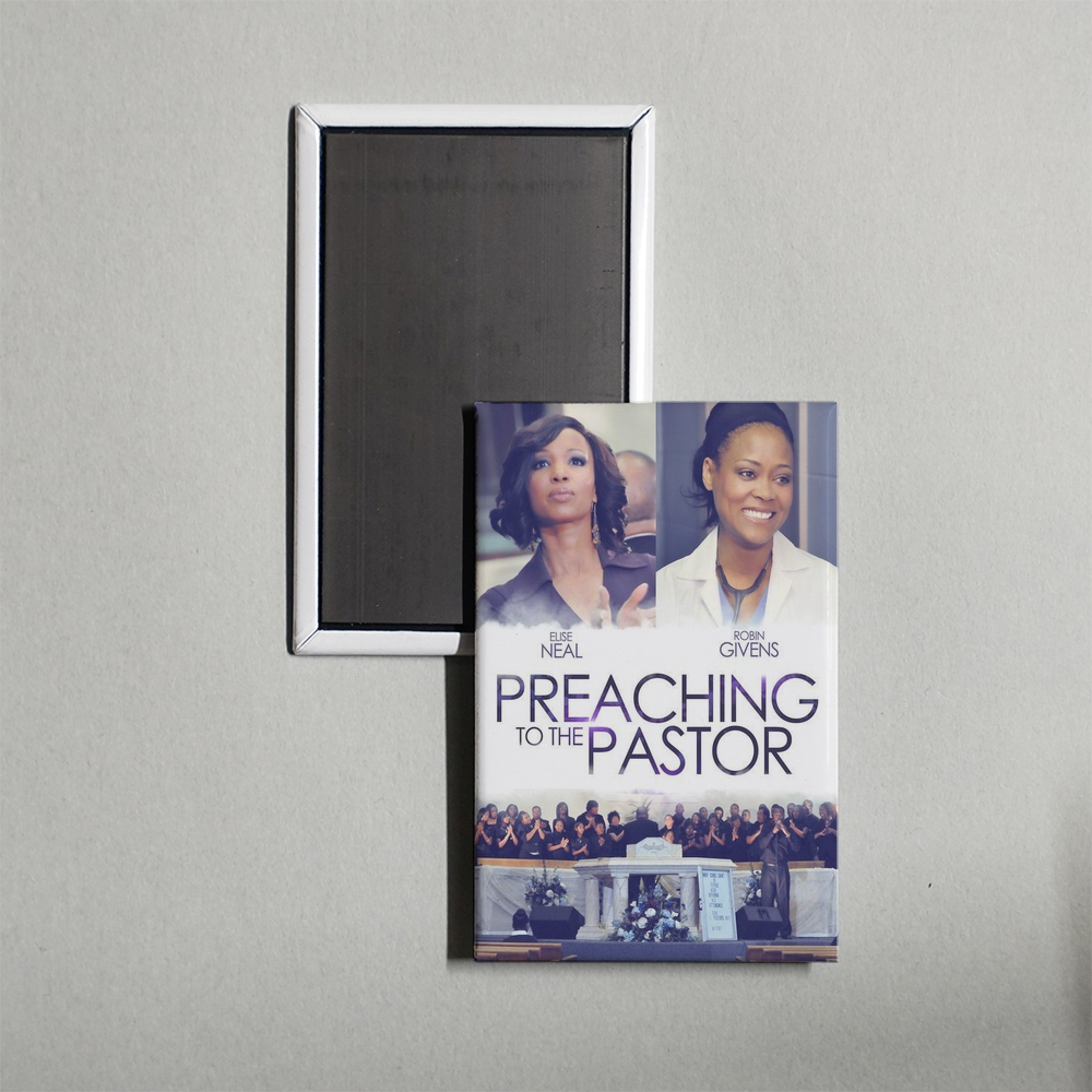 Preaching To The Pastor Mini Movie Fridge Magnet