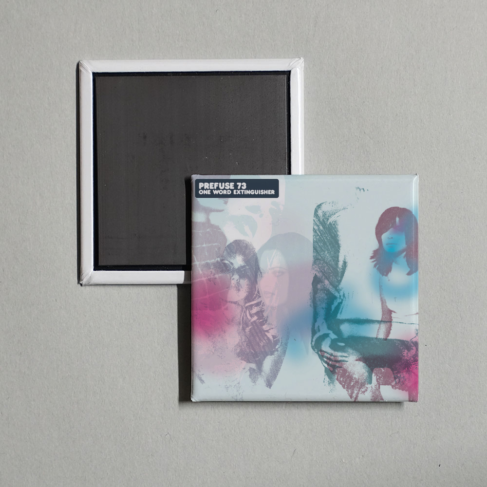 Prefuse 73 - One Word Extinguisher Album Cover Fridge Magnet