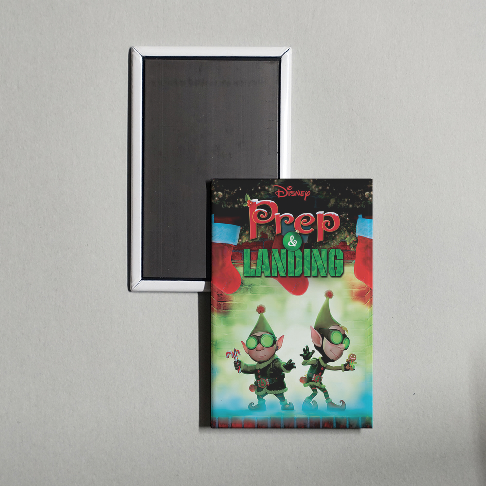 Prep & Landing Mini Movie Fridge Magnet