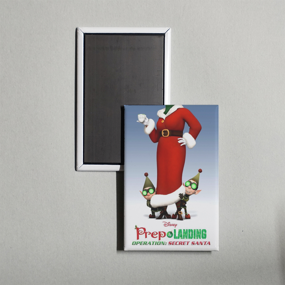Prep & Landing Stocking Stuffer Operation Secret Santa Mini Movie Fridge Magnet