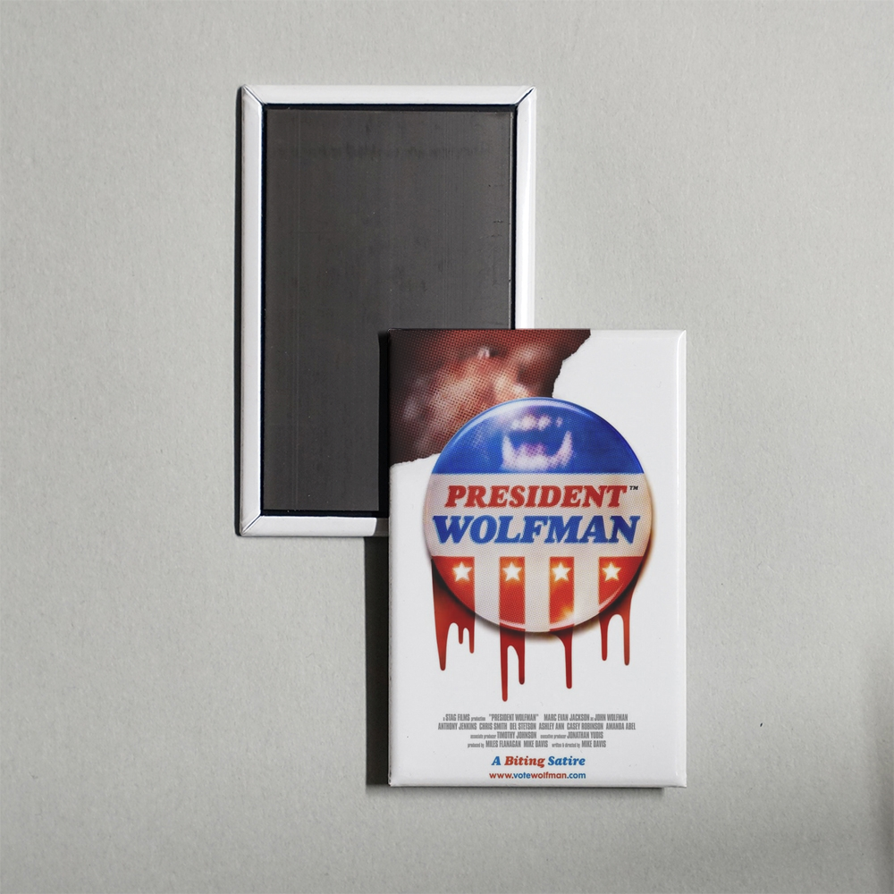 President Wolfman Mini Movie Fridge Magnet