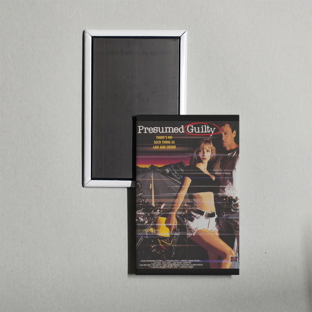 Presumed Guilty Mini Movie Fridge Magnet
