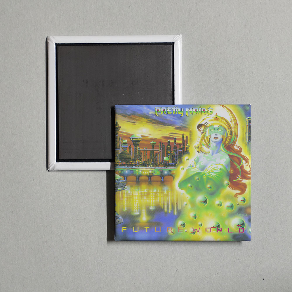 Pretty Maids - Future World Album Cover Fridge Magnet