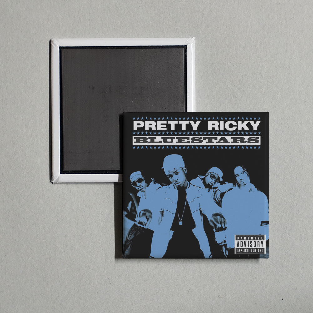 Pretty Ricky - Bluestars Album Cover Fridge Magnet