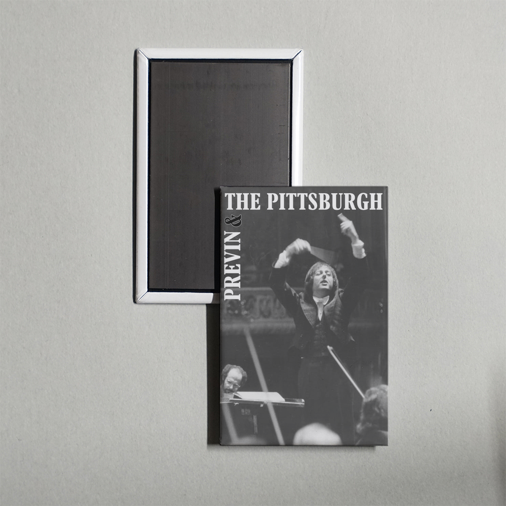 Previn and the Pittsburgh TV Show Fridge Magnet
