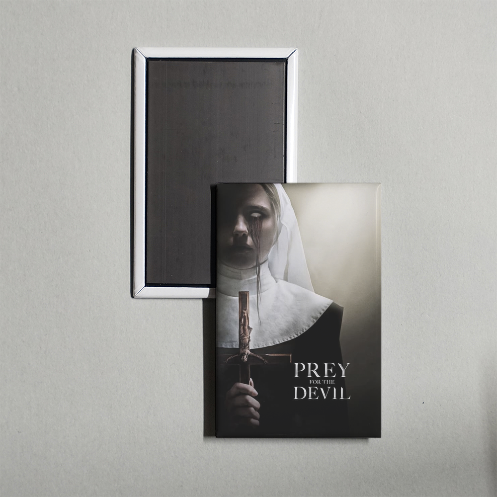 Prey for the Devil Mini Movie Fridge Magnet