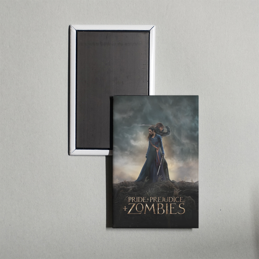 Pride and Prejudice and Zombies Mini Movie Fridge Magnet