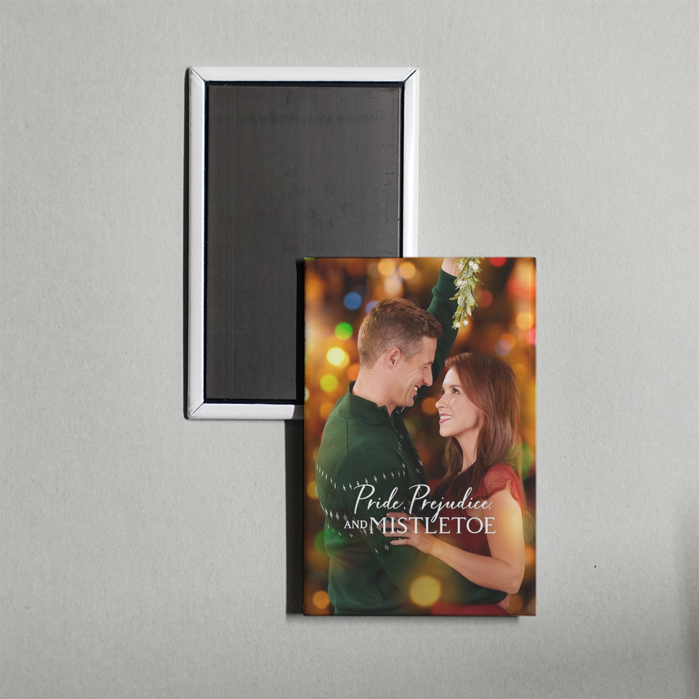 Pride, Prejudice and Mistletoe Mini Movie Fridge Magnet