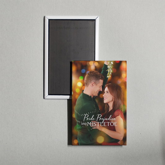 Pride, Prejudice and Mistletoe Mini Movie Fridge Magnet