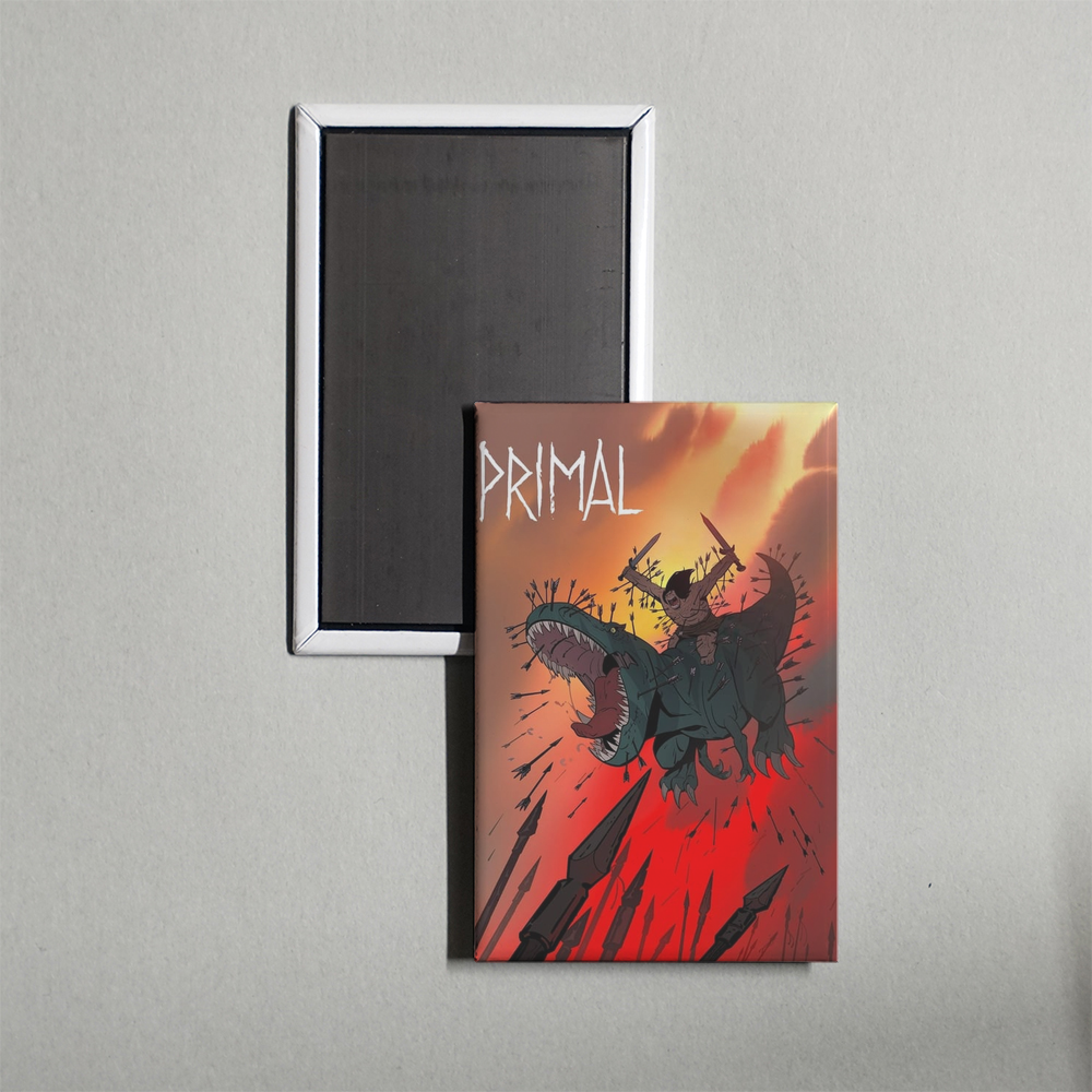 Primal TV Show Fridge Magnet