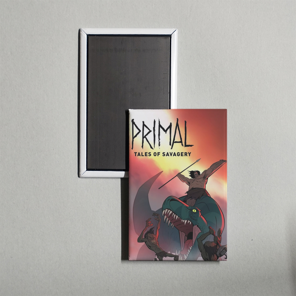 Primal Tales of Savagery Mini Movie Fridge Magnet