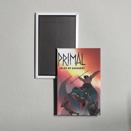 Primal Tales of Savagery Mini Movie Fridge Magnet