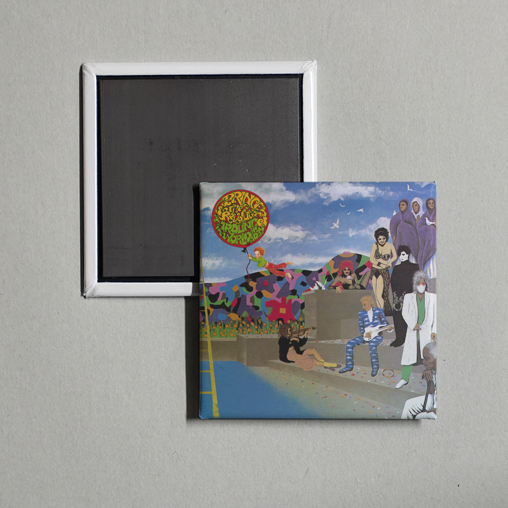 Prince - Around The World In A Day Album Cover Fridge Magnet