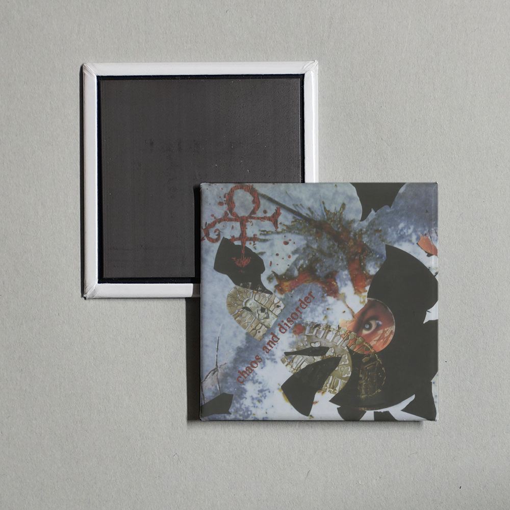 Prince - Chaos and Disorder Album Cover Fridge Magnet