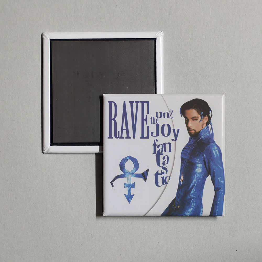 Prince - Rave Un2 the Joy Fantastic Album Cover Fridge Magnet