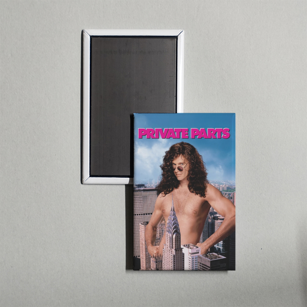 Private Parts Mini Movie Fridge Magnet
