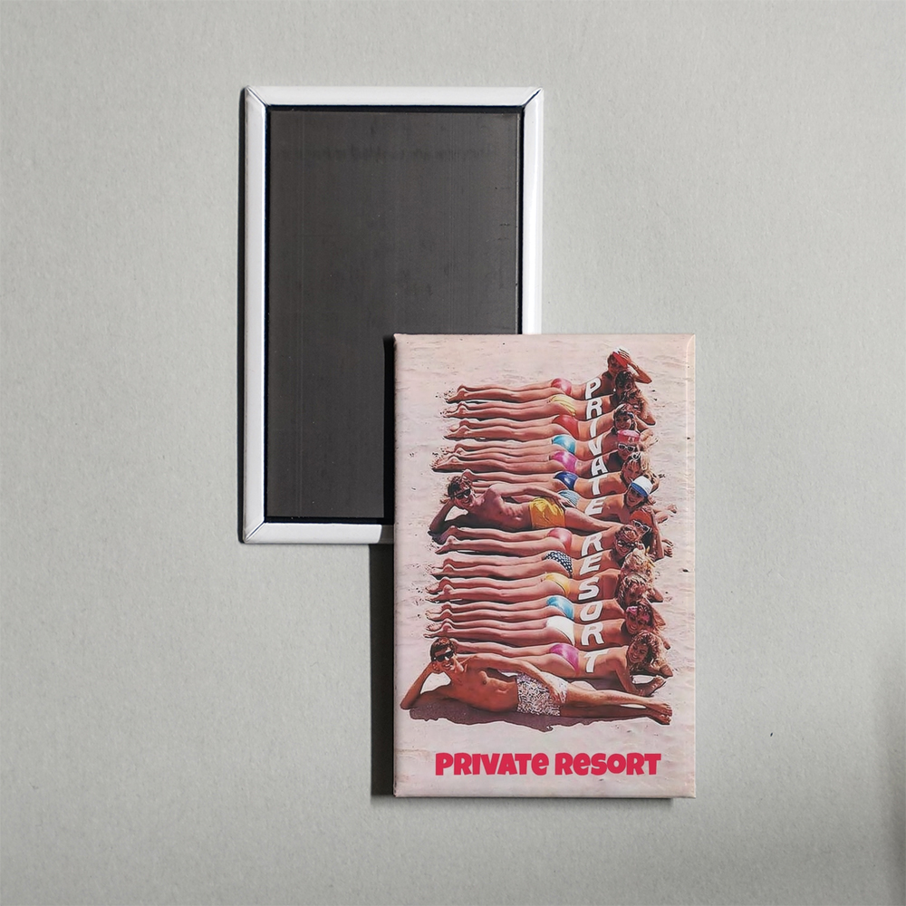 Private Resort Mini Movie Fridge Magnet