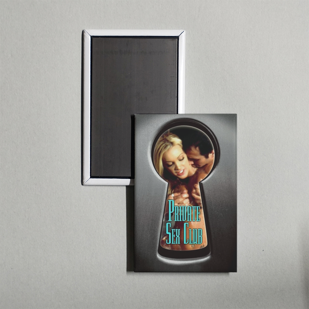 Private Sex Club Mini Movie Fridge Magnet