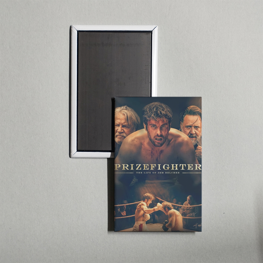 Prizefighter The Life of Jem Belcher Mini Movie Fridge Magnet