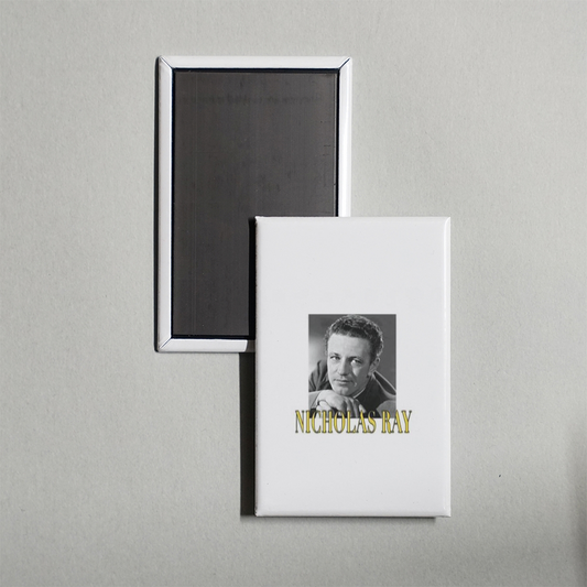 Profile of Nicholas Ray Mini Movie Fridge Magnet