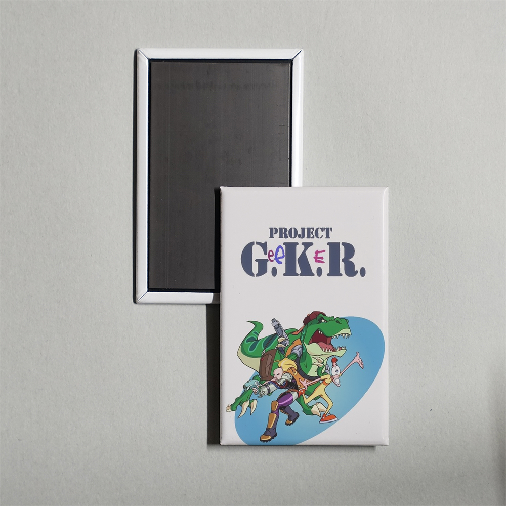 Project G.eeK.eR. TV Show Fridge Magnet