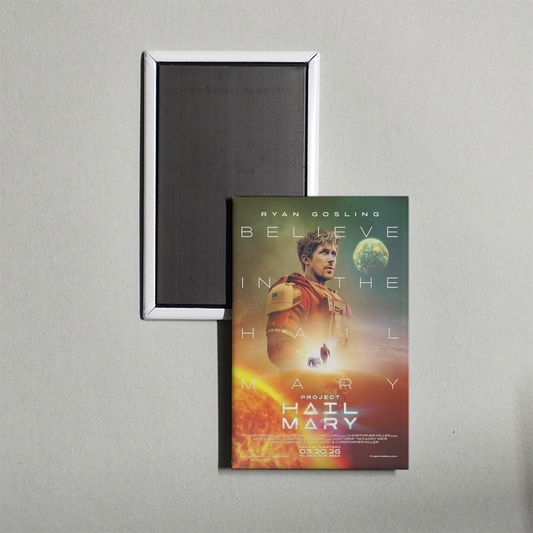 Project Hail Mary B Mini Movie Fridge Magnet