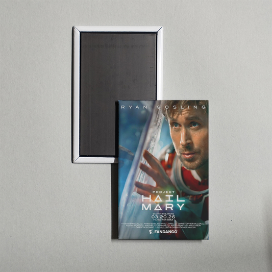 Project Hail Mary D Mini Movie Fridge Magnet