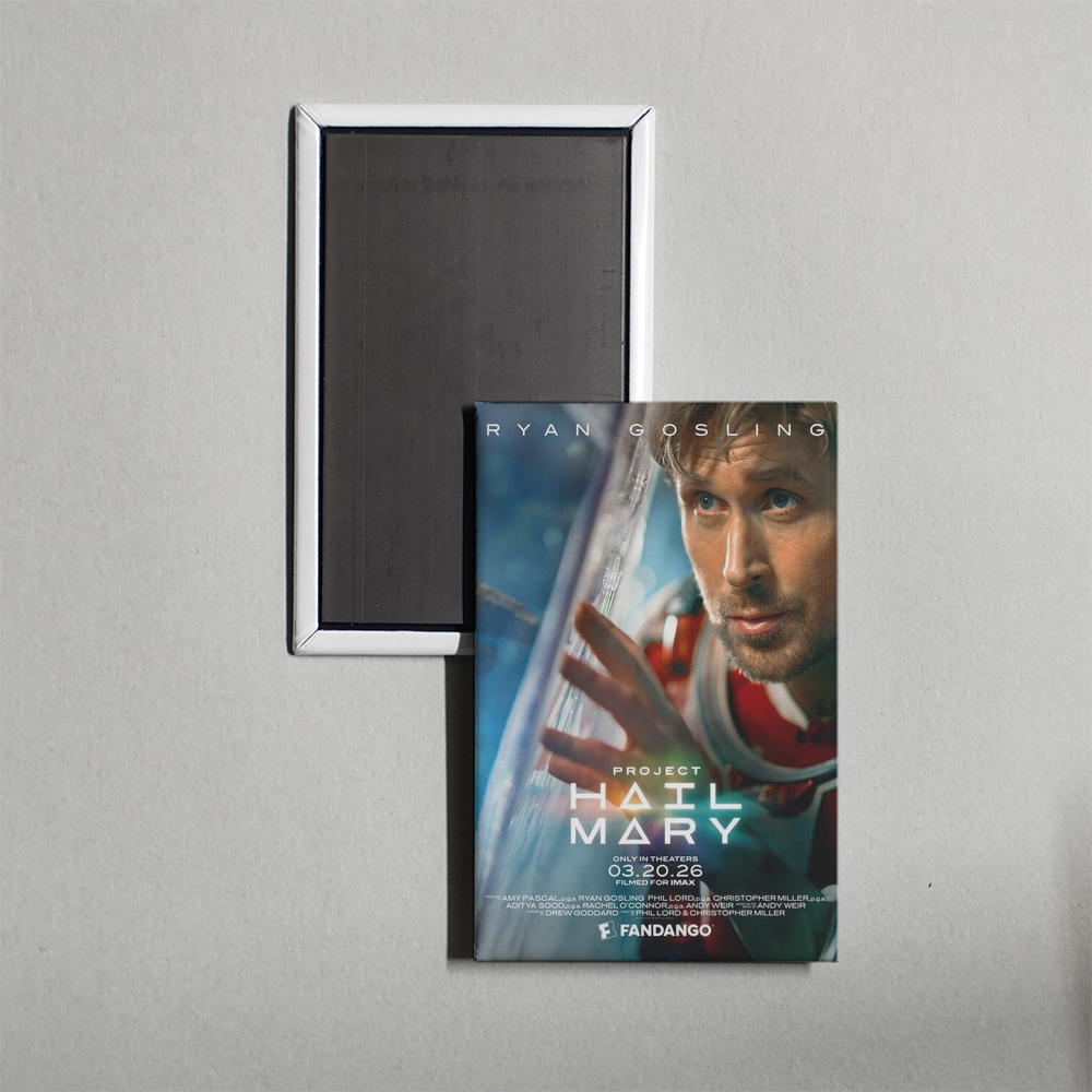 Project Hail Mary D Mini Movie Fridge Magnet