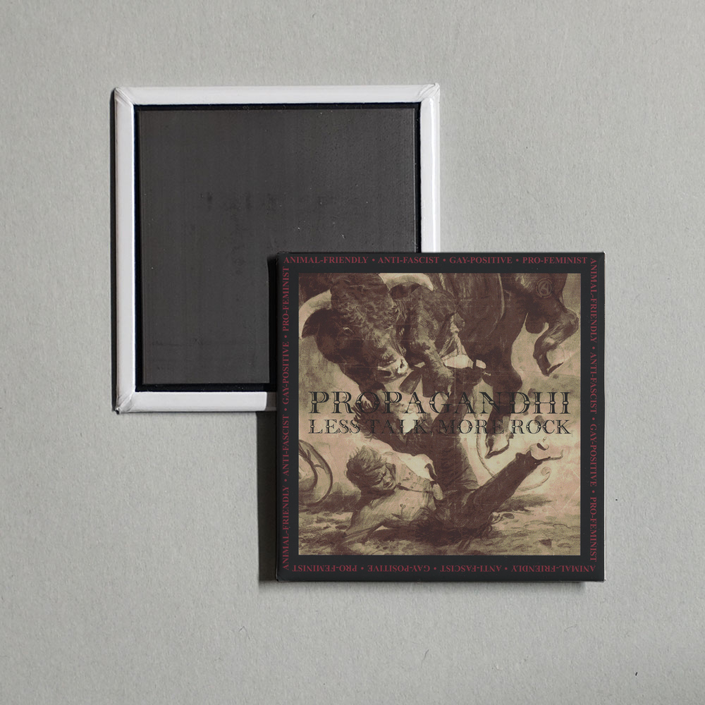 Propagandhi - Less Talk, More Rock Album Cover Fridge Magnet