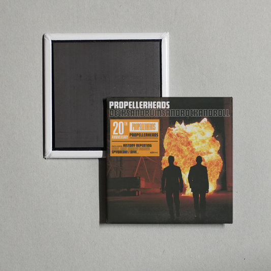 Propellerheads - Decksandrumsandrockandroll 20th anniversary Album Cover Fridge Magnet