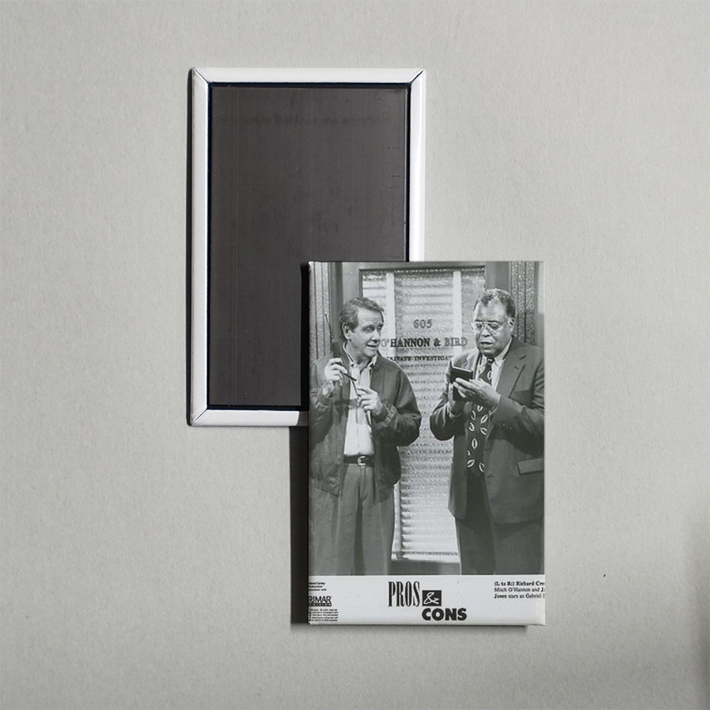 Pros and Cons TV Show Fridge Magnet