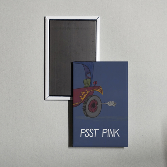 Psst Pink Mini Movie Fridge Magnet