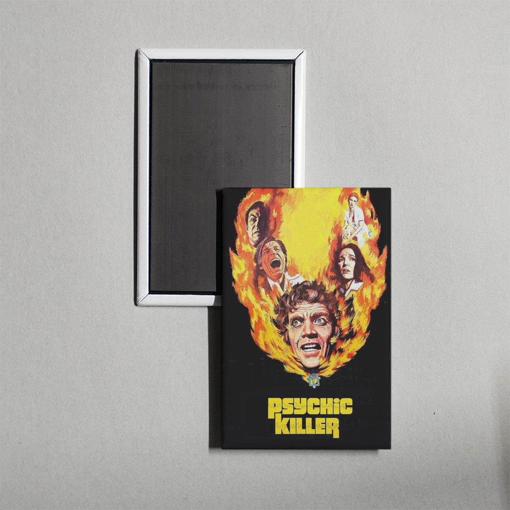 Psychic Killer Mini Movie Fridge Magnet