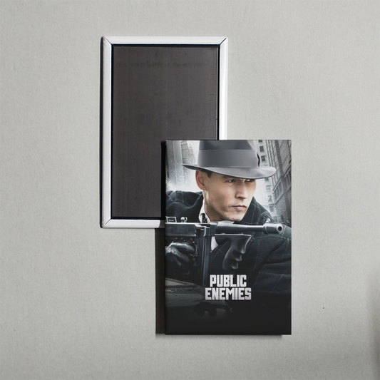 Public Enemies Mini Movie Fridge Magnet