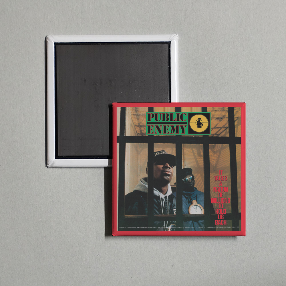 Public Enemy - It Takes A Nation Of Millions To Hold Us Back (Deluxe Edition) Album Cover Fridge Magnet