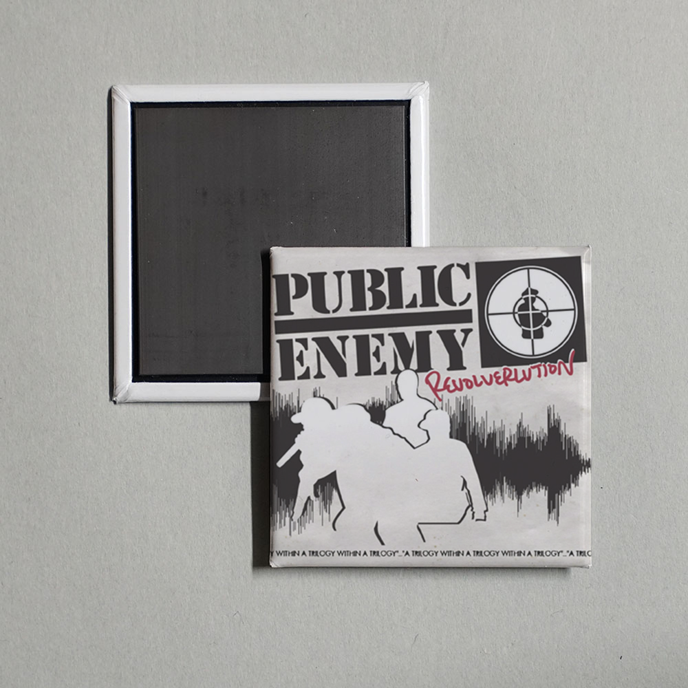 Public Enemy - Revolverlution Album Cover Fridge Magnet