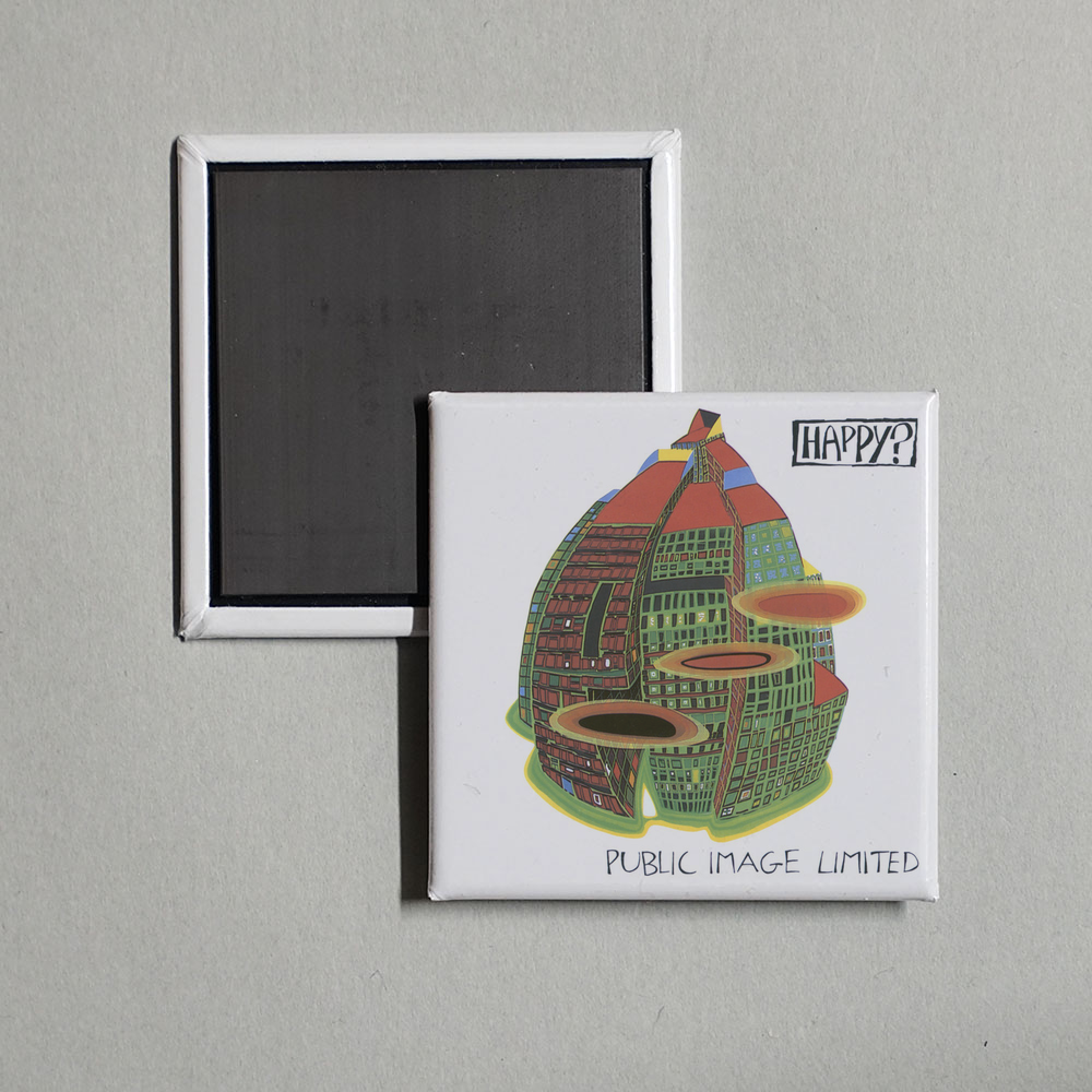 Public Image Ltd. - Happy Album Cover Fridge Magnet
