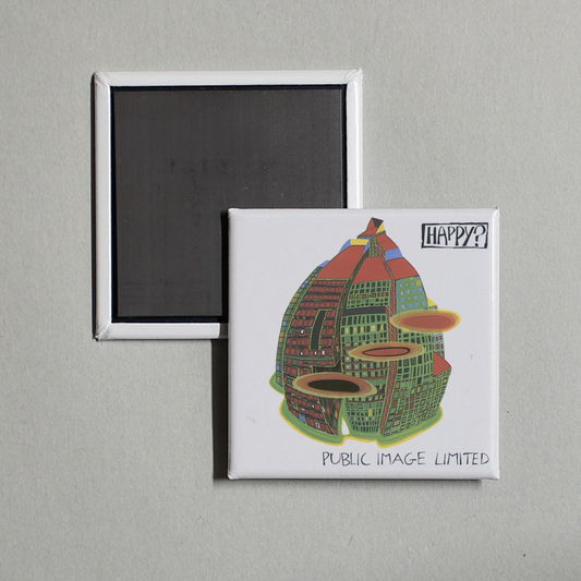Public Image Ltd. - Happy Album Cover Fridge Magnet