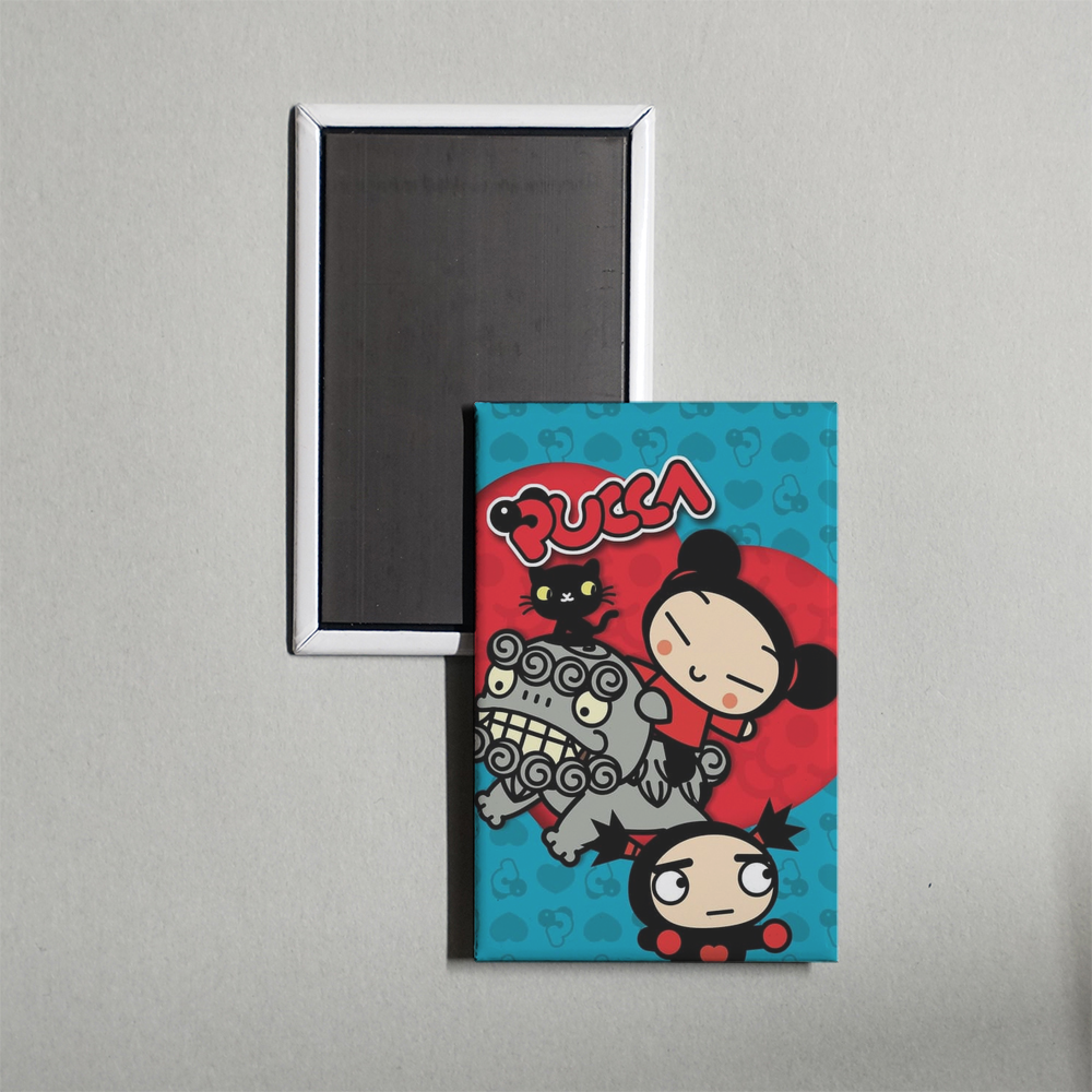 Pucca TV Show Fridge Magnet