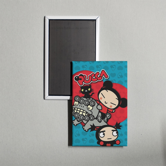 Pucca TV Show Fridge Magnet