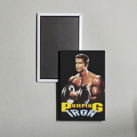 Pumping Iron Mini Movie Fridge Magnet