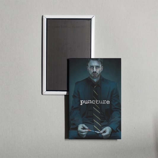 Puncture Mini Movie Fridge Magnet