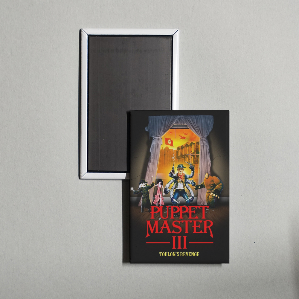 Puppet Master III Mini Movie Fridge Magnet