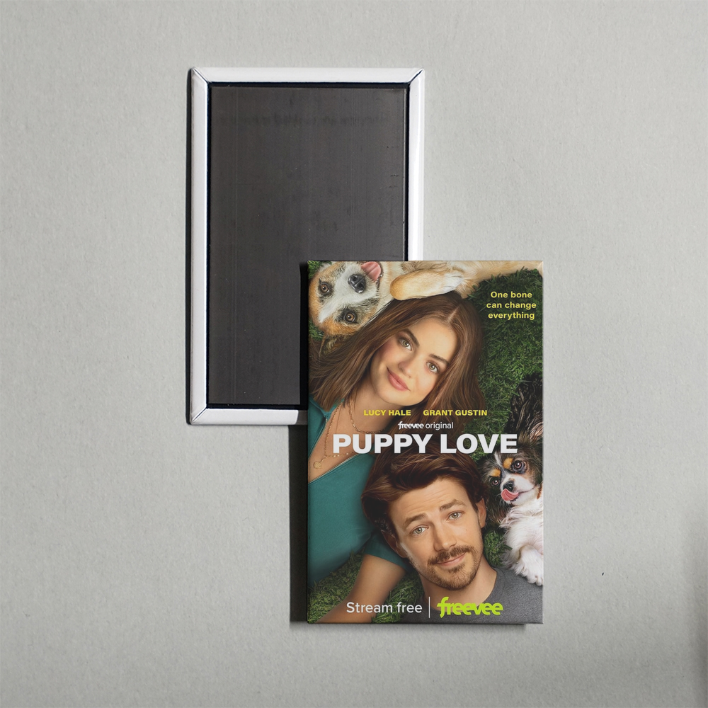 Puppy Love Mini Movie Fridge Magnet