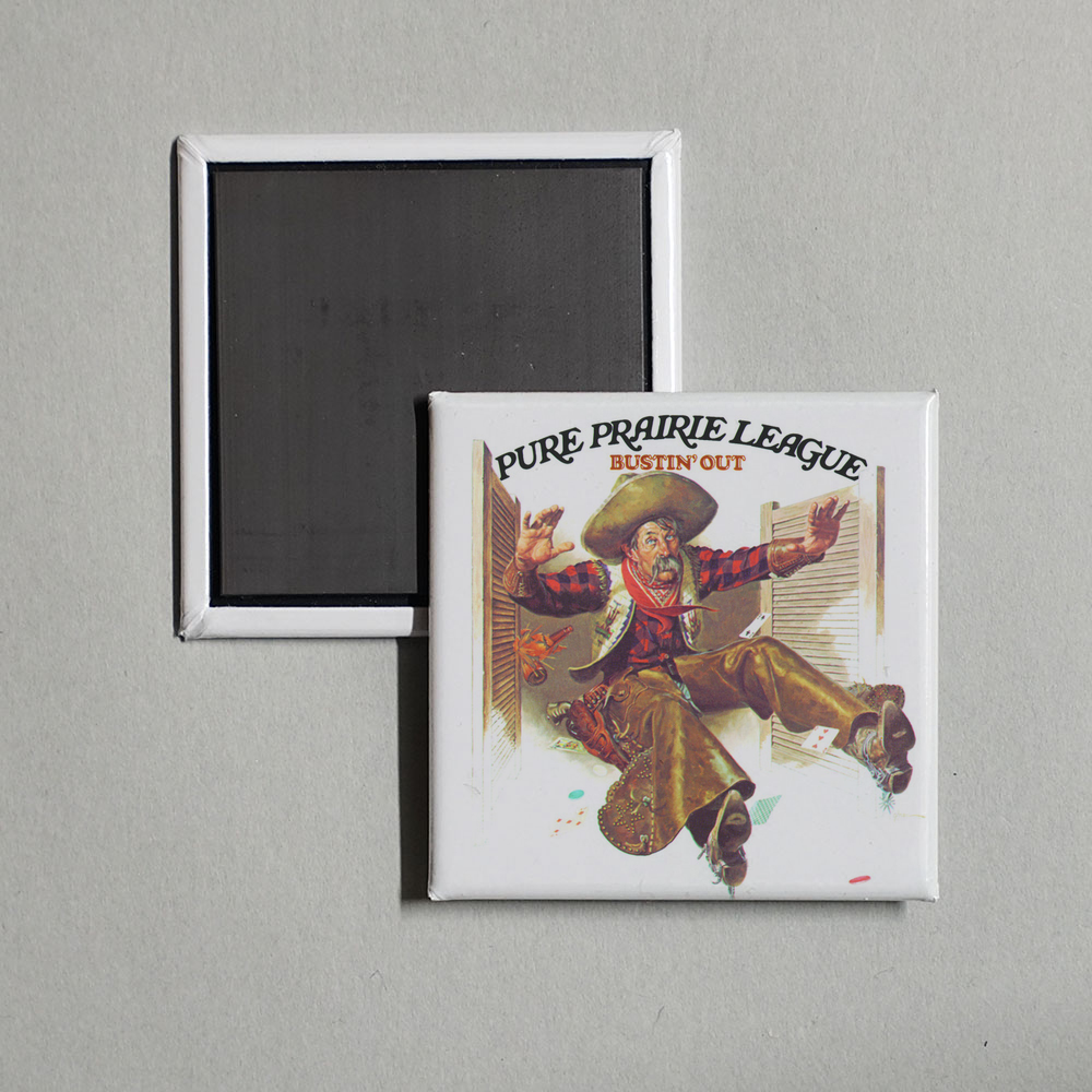 Pure Prairie League - Bustin' Out Album Cover Fridge Magnet